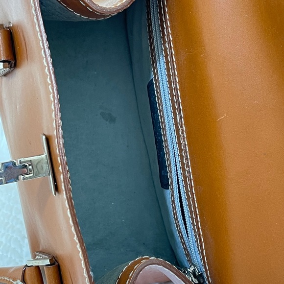 Lamberston Truex Mini Bag Calf Leather Handbag - Picture 15 of 16